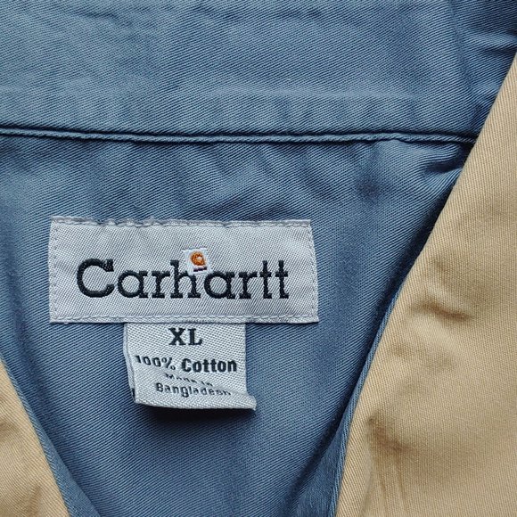 Carhartt Fort Loose Fit Midweight Chambray Short-Sleeve Shirt Men's XL - Picture 2 of 2